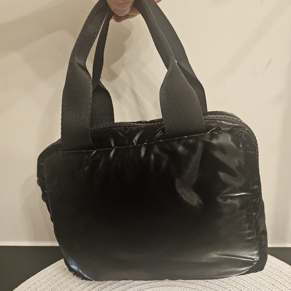 CHANEL Black Nylon Toiletry Pouch With Handles - Picture 2 of 5